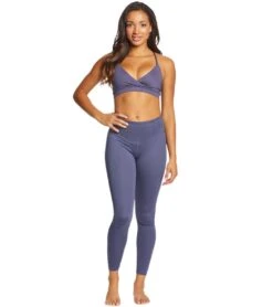 Manduka Essential Long Yoga Leggings Dusk Blue -ZenFlow Outlet Store 1740110954531 duskblue 4a