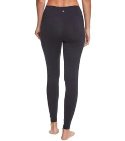 Manduka Essential Long Yoga Leggings -ZenFlow Outlet Store 1740111183907 black 3a