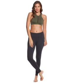 Manduka Essential Long Yoga Leggings -ZenFlow Outlet Store 1740111183907 black 4a