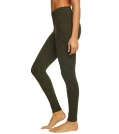 Manduka Essential Long Yoga Leggings Olivine Heather