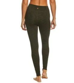 Manduka Essential Long Yoga Leggings -ZenFlow Outlet Store 1740111446051 olivineheather 3a 1