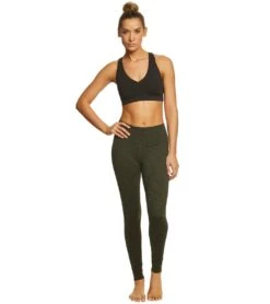 Manduka Essential Long Yoga Leggings -ZenFlow Outlet Store 1740111446051 olivineheather 4a 1
