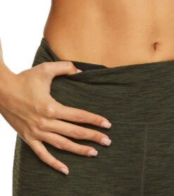 Manduka Essential Long Yoga Leggings -ZenFlow Outlet Store 1740111446051 olivineheather 5a 1