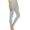 Manduka Essential Long Yoga Leggings Feather Grey Melange