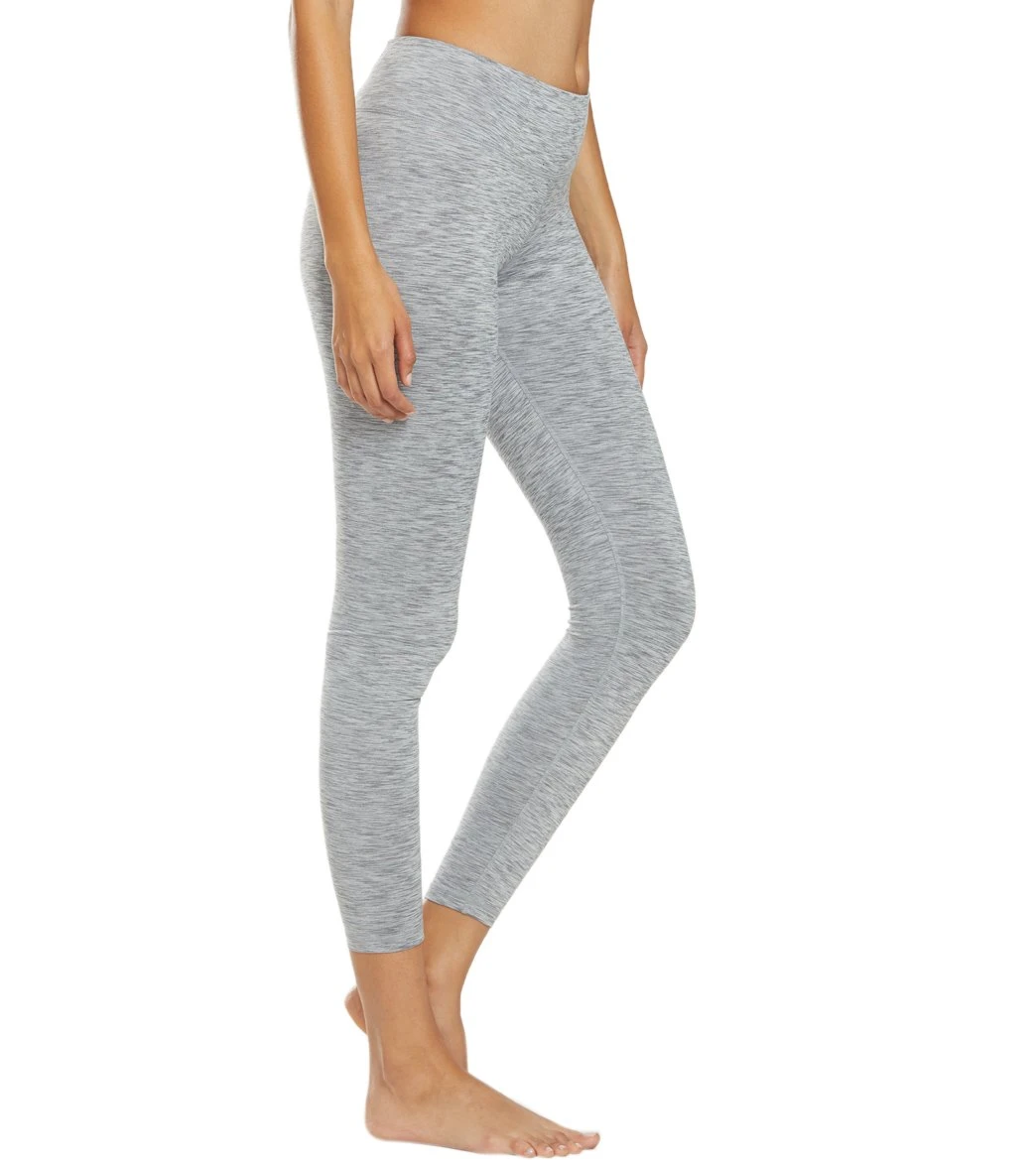 Manduka Essential Long Yoga Leggings Feather Grey Melange 1 Manduka Essential Long Yoga Leggings Feather Grey Melange