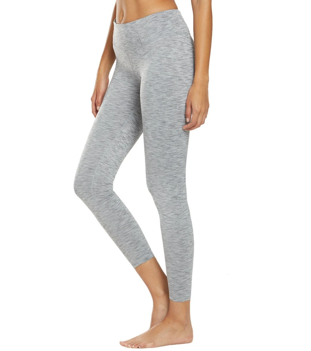 Manduka Essential Long Yoga Leggings Feather Grey Melange 4 Manduka Essential Long Yoga Leggings Feather Grey Melange - Image 4
