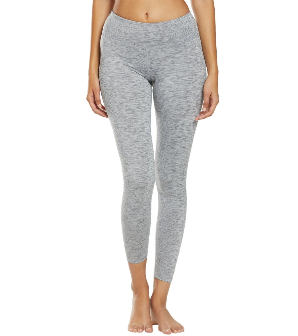 Manduka Essential Long Yoga Leggings Feather Grey Melange 5 Manduka Essential Long Yoga Leggings Feather Grey Melange - Image 5