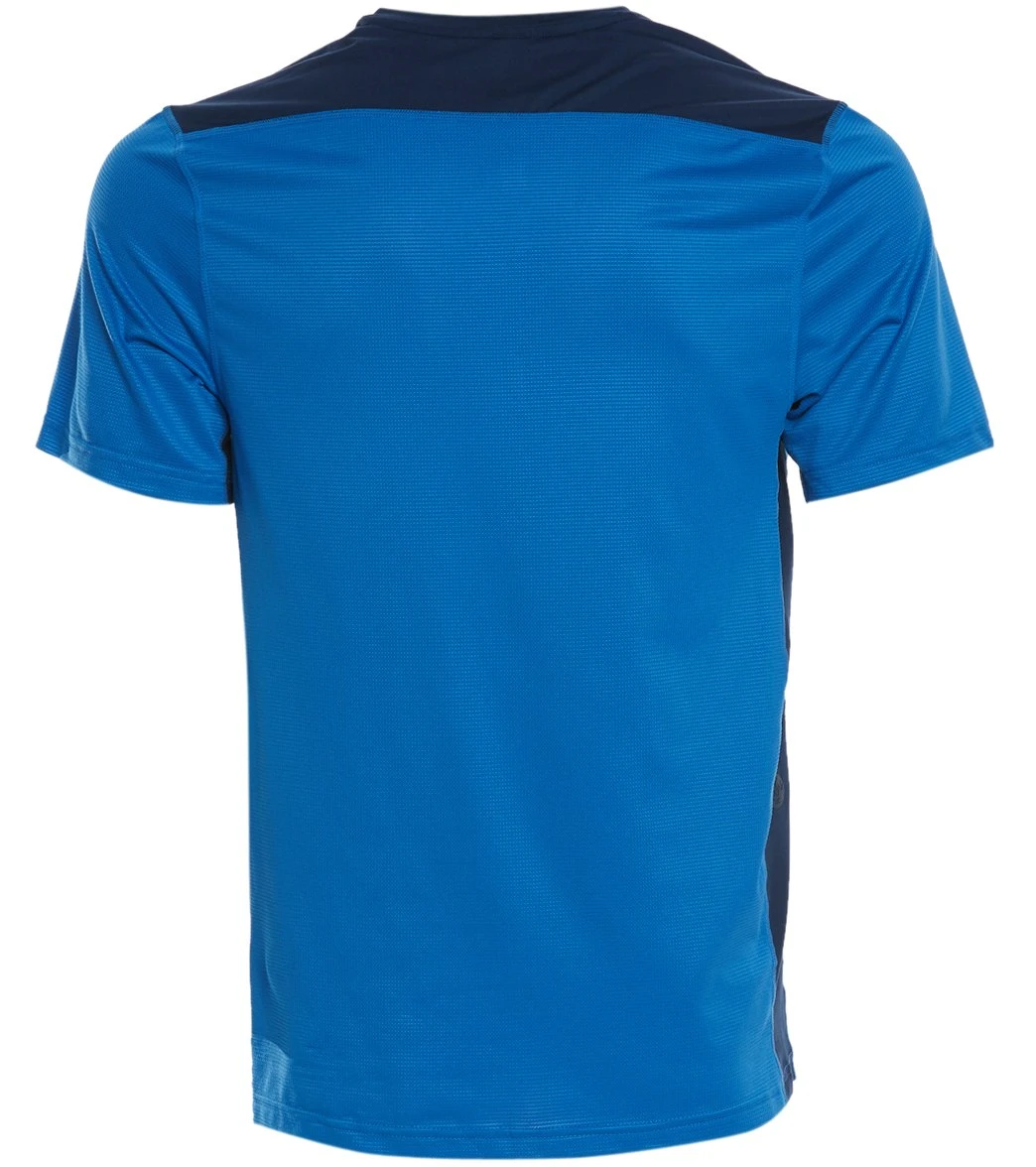 Manduka Men's Minimalist 2.0 Tee True Blue 1 Manduka Men's Minimalist 2.0 Tee True Blue
