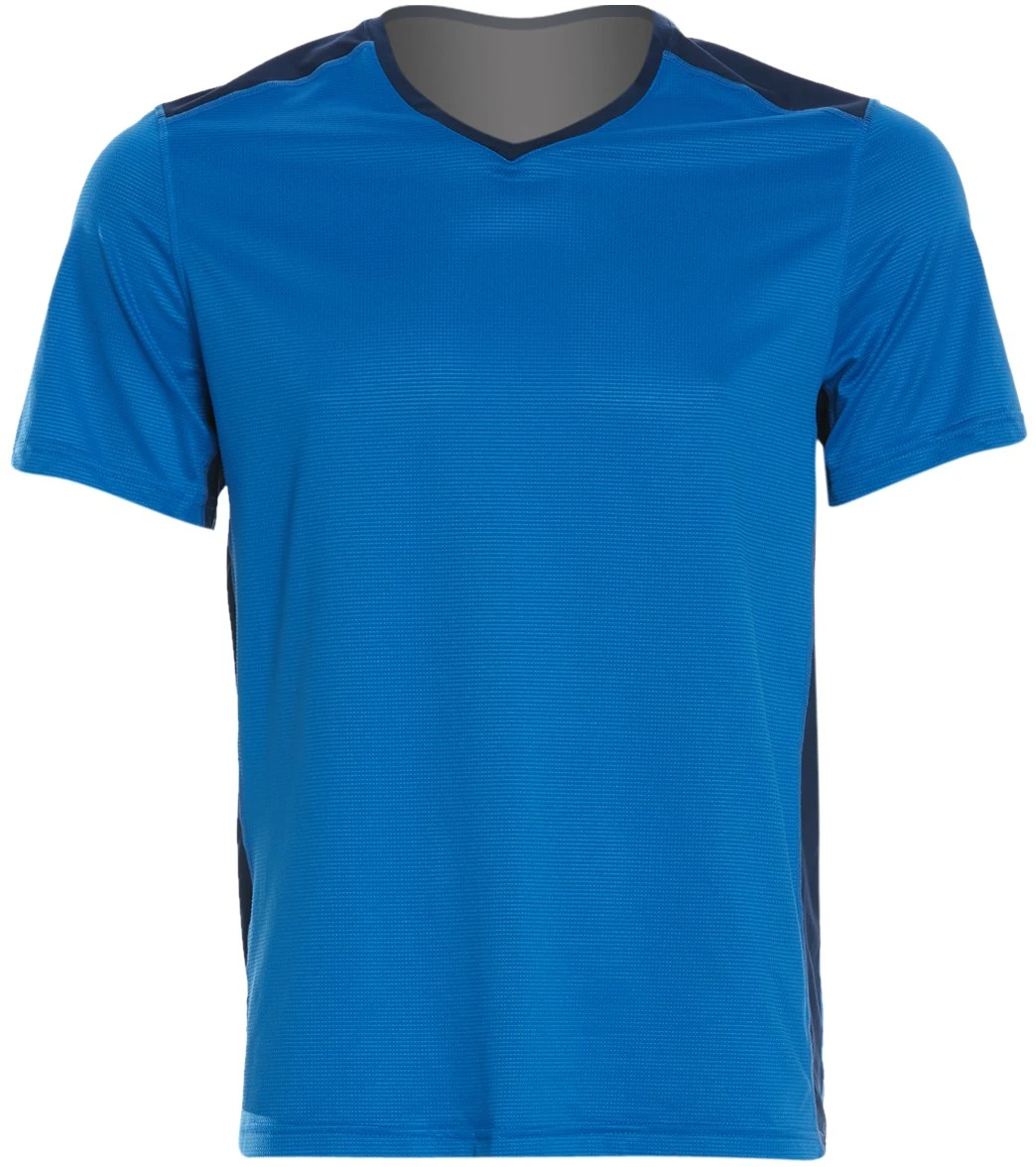 Manduka Men's Minimalist 2.0 Tee True Blue 2 Manduka Men's Minimalist 2.0 Tee True Blue - Image 2