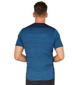 Manduka Men's Minimalist 2.0 Tee -ZenFlow Outlet Store 1740120522787 maldivestripe 3a 1