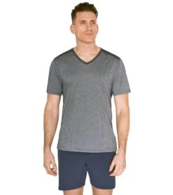 Manduka Men's Minimalist 2.0 Tee -ZenFlow Outlet Store 1740121112611 darkgreyheather 1