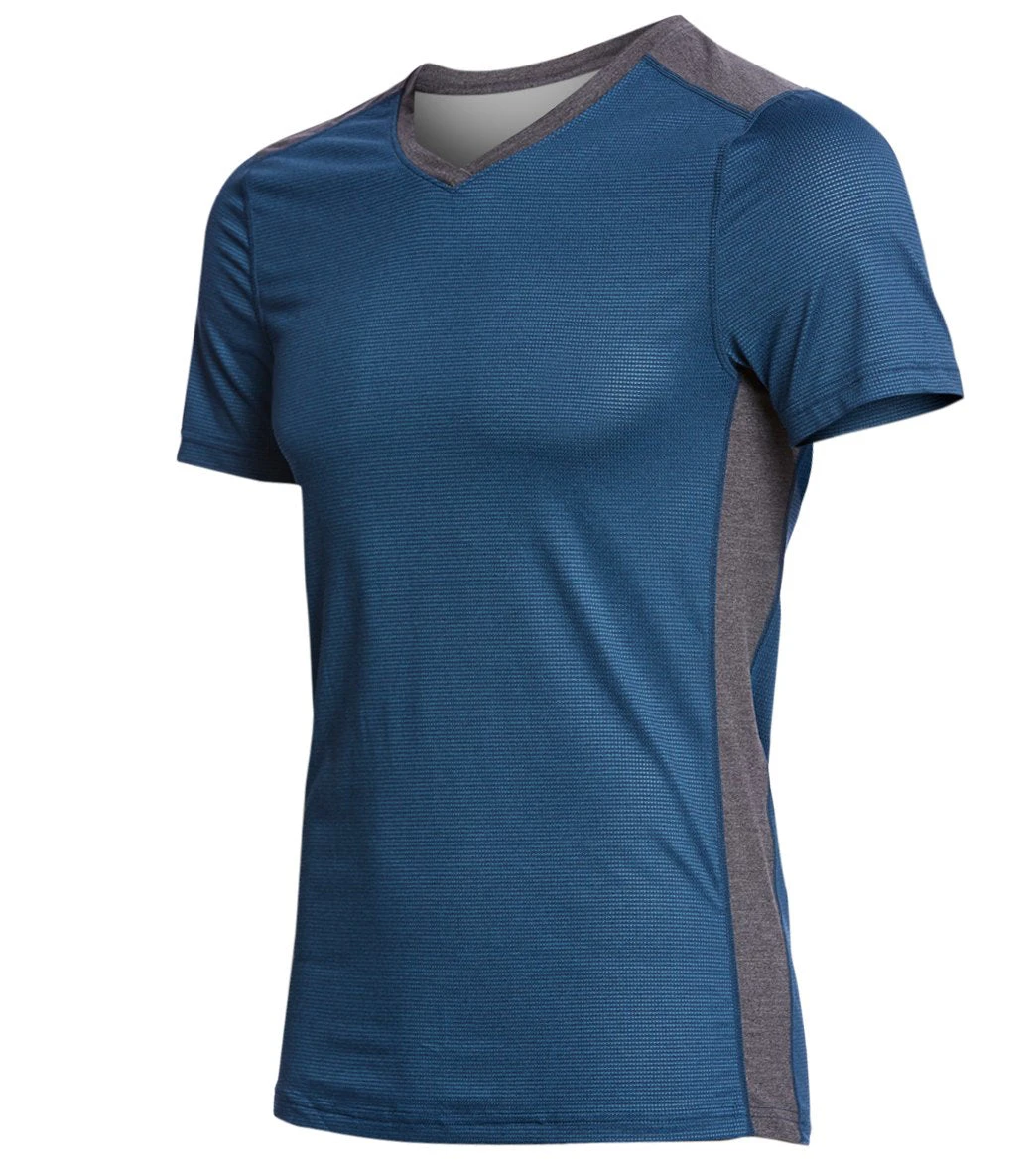 Manduka Men's Minimalist 2.0 Tee Atlas Melange 1 Manduka Men's Minimalist 2.0 Tee Atlas Melange