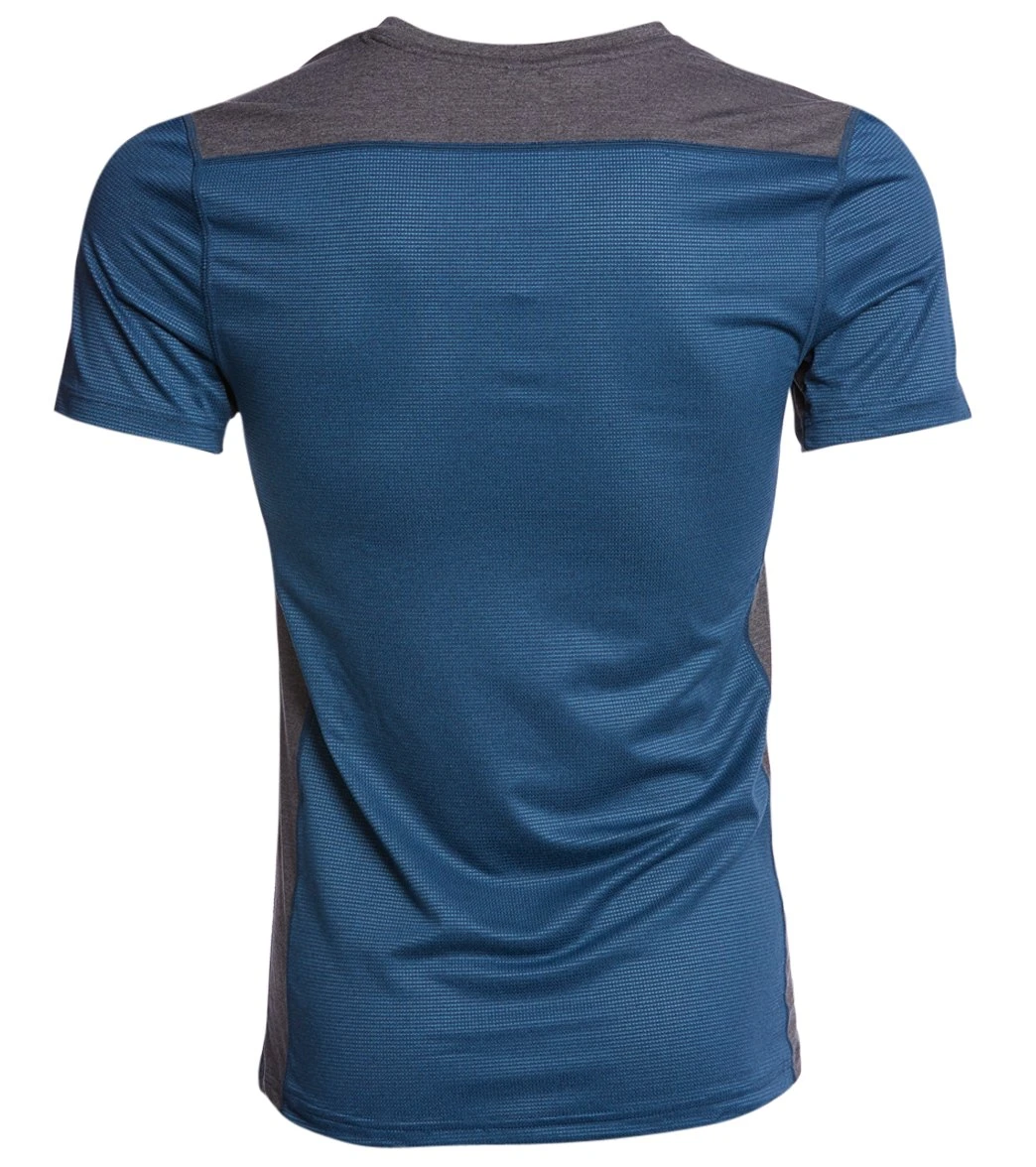 Manduka Men's Minimalist 2.0 Tee Atlas Melange 2 Manduka Men's Minimalist 2.0 Tee Atlas Melange - Image 2