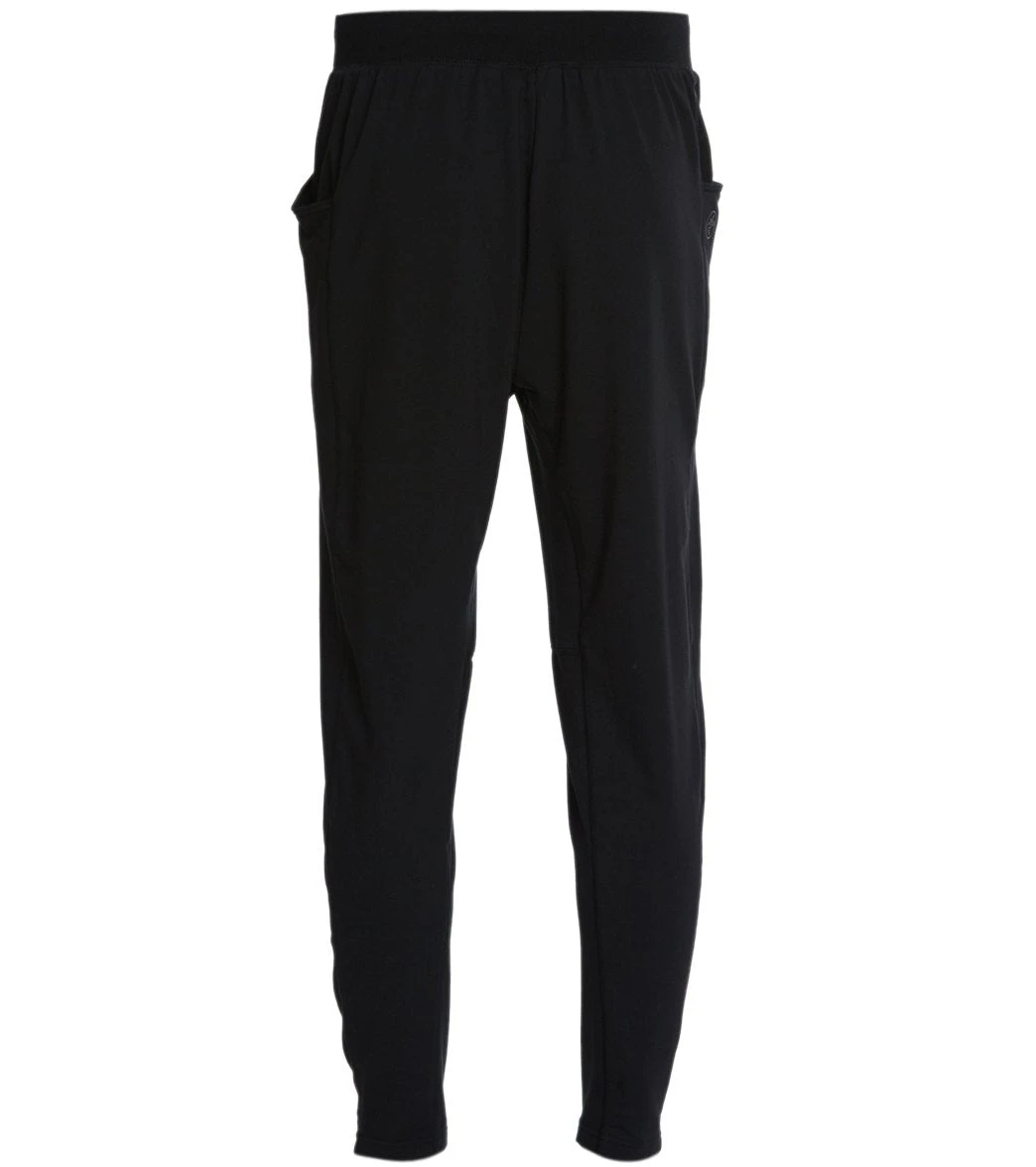 Manduka Men's Intentional Yoga Pants Black 1 Manduka Men's Intentional Yoga Pants Black