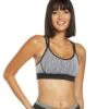 Manduka Cross Strap Yoga Bra Dune Jacquard