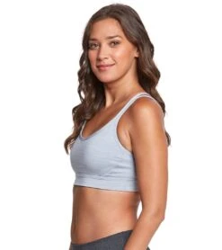 Manduka Cross Strap Yoga Bra -ZenFlow Outlet Store 1740159909923 lightgreyheather 3a 1