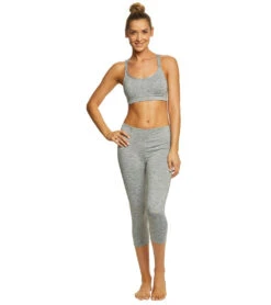 Manduka Cross Strap Yoga Bra Feather Grey Melange -ZenFlow Outlet Store 1740160040995 feathergreymelange 4a