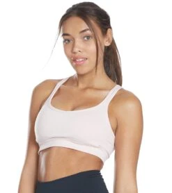 Manduka Cross Strap Yoga Bra Blush -ZenFlow Outlet Store 1740160204835 blush 5a