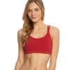 Manduka Cross Strap Yoga Bra Cherry Blossom