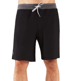 Manduka Men's Performance Mesh Yoga Shorts Black -ZenFlow Outlet Store 1740215222307 black
