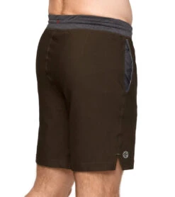 Manduka Men's Performance Mesh Yoga Shorts Olivine