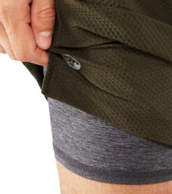 Manduka Men's Performance Mesh Yoga Shorts Olivine -ZenFlow Outlet Store 1740215549987 olivine 4a