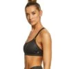 Manduka Corset Yoga Sports Bra Black Sheen
