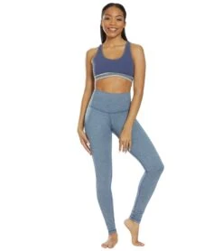 Manduka Eko Cotton Racer Back Yoga Sports Bra Blueberry Heather -ZenFlow Outlet Store 1740325486627 blueberryheather 4a 1
