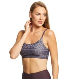 Manduka Precision Yoga Sports Bra Serpent Print