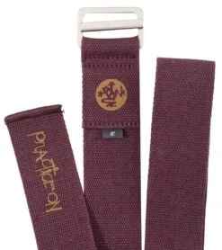Manduka AligN 8' Yoga Strap -ZenFlow Outlet Store 1741429342243 raisin 2a