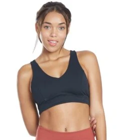 Manduka Mudra Yoga Sports Bra -ZenFlow Outlet Store 1741807255587 black