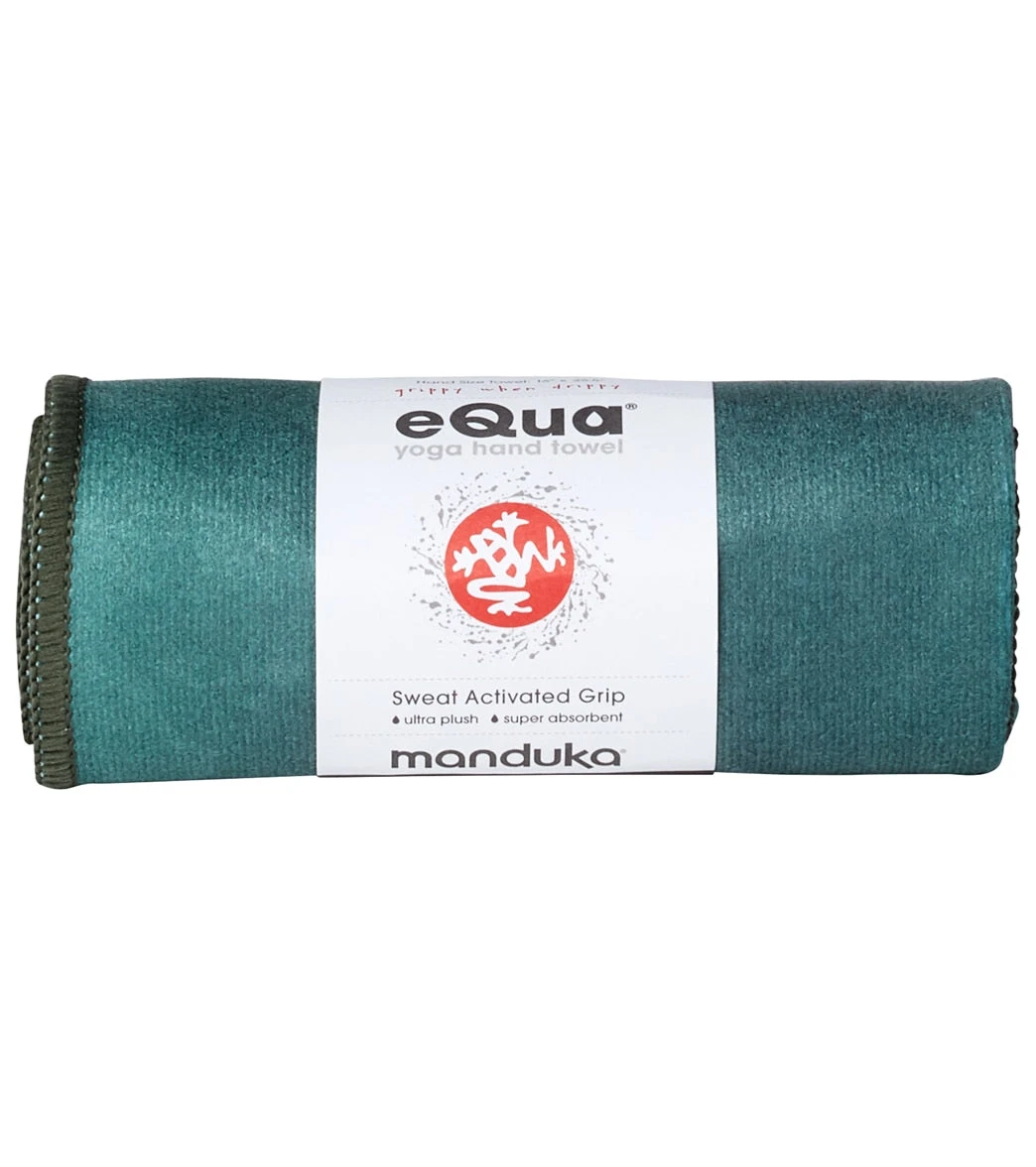 Manduka EQua Yoga Hand Towel Camo Green Tie Dye 2 Manduka EQua Yoga Hand Towel Camo Green Tie Dye - Image 2