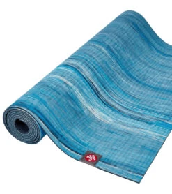 Manduka EKO Lite Yoga Mat 71" 4mm Dresden Blue Marbled