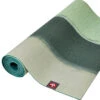 Manduka EKO Lite Yoga Mat 71" 4mm Green Ash Three Stripe