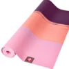 Manduka EKO SuperLite Travel Yoga Mat 71" 1.5mm Fuchsia Three Stripe