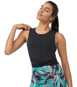 Manduka Pro Tech Twist Tank Top Black -ZenFlow Outlet Store 4175640789027 black