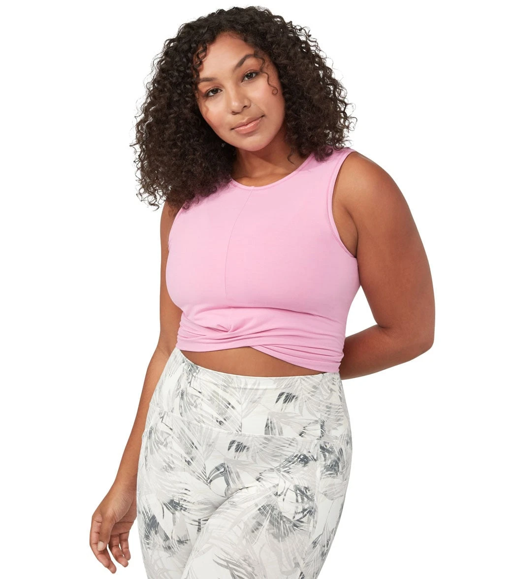 Manduka Pro Tech Twist Tank Top Fuchsia 2 Manduka Pro Tech Twist Tank Top Fuchsia - Image 2