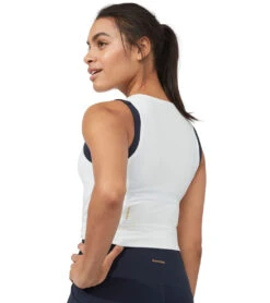 Manduka Pro Tech Twist Tank Top -ZenFlow Outlet Store 4175640854563 white 2a 1