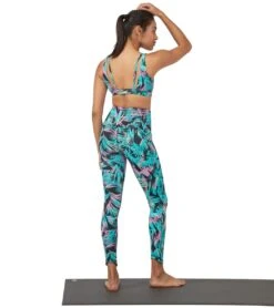 Manduka Pro High Waisted 7/8 Yoga Leggings 20 Manduka Pro High Waisted 7/8 Yoga Leggings -ZenFlow Outlet Store 4346622705707 blacktropics 4a 1