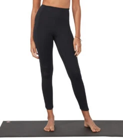 Manduka Pro High Waisted 7/8 Yoga Leggings Black -ZenFlow Outlet Store 4346622967851 black 1