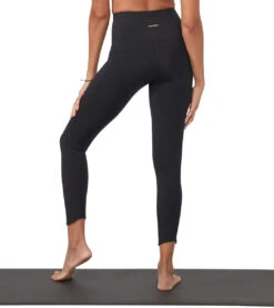 Manduka Pro High Waisted 7/8 Yoga Leggings Black