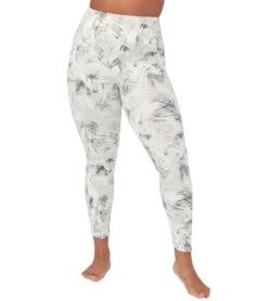Manduka Pro High Waisted 7/8 Yoga Leggings 22 Manduka Pro High Waisted 7/8 Yoga Leggings -ZenFlow Outlet Store 4346623033387 greytropics 1a