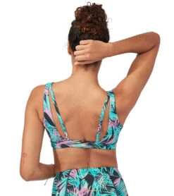 Manduka Pro Yoga Sports Bra Black Tropics -ZenFlow Outlet Store 4346627784747 blacktropics 1