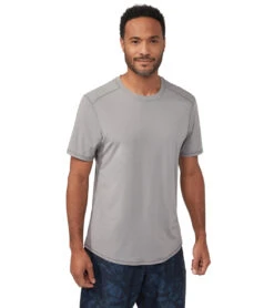 Manduka Men's Pro Tech Short Sleeve Tee Silver Filigree 5 Manduka Men's Pro Tech Short Sleeve Tee Silver Filigree -ZenFlow Outlet Store 4372735524907 silverfiligree 1