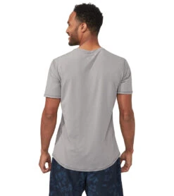 Manduka Men's Pro Tech Short Sleeve Tee Silver Filigree