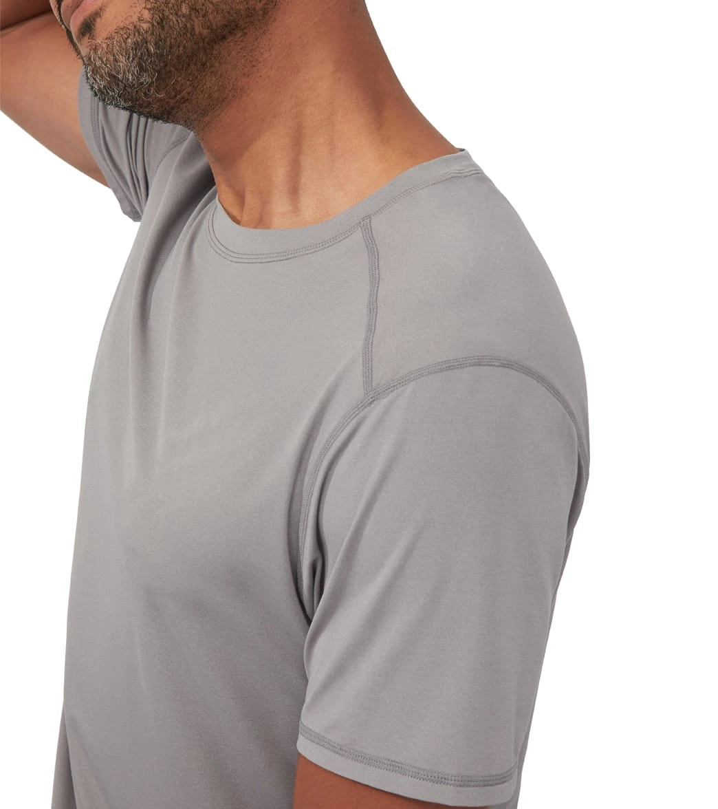 Manduka Men's Pro Tech Short Sleeve Tee Silver Filigree 2 Manduka Men's Pro Tech Short Sleeve Tee Silver Filigree - Image 2