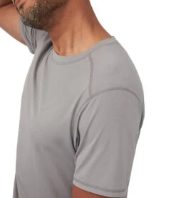 Manduka Men's Pro Tech Short Sleeve Tee -ZenFlow Outlet Store 4372735524907 silverfiligree 3a