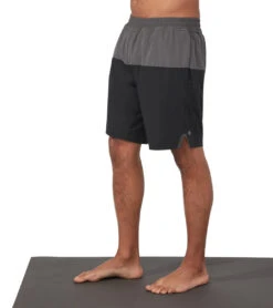 Manduka Men's Pro Classic Rise Shorts Black Combo -ZenFlow Outlet Store 4372735623211 blackcombo