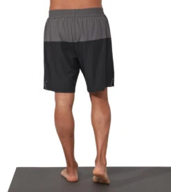 Manduka Men's Pro Classic Rise Shorts -ZenFlow Outlet Store 4372735623211 blackcombo 2a 1