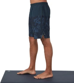 Manduka Men's Pro Classic Rise Shorts -ZenFlow Outlet Store 4372735655979 darksapphirecombo 2a